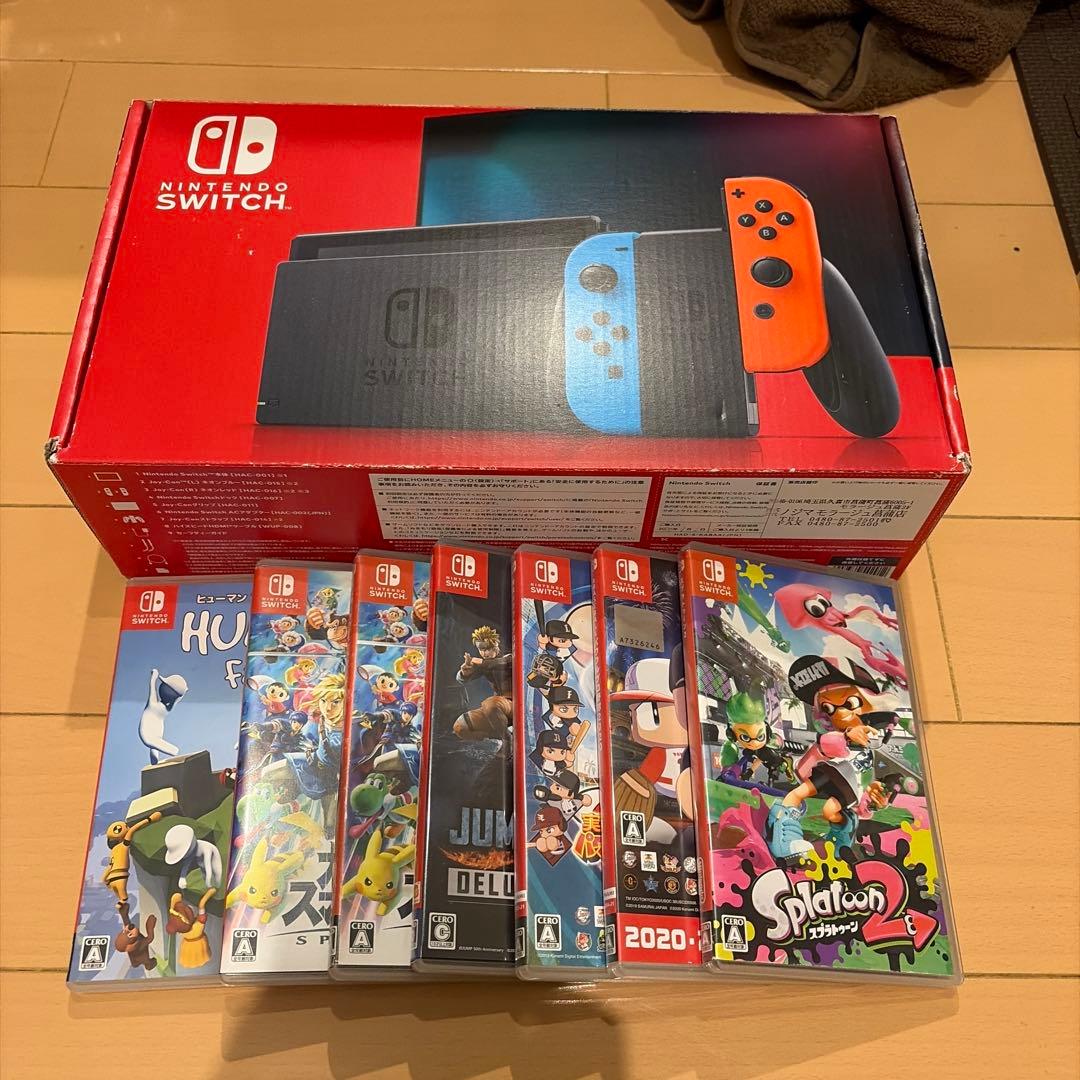 【限定セット】任天堂Nintendo Switch 本体 + ソフト7本セット‼️