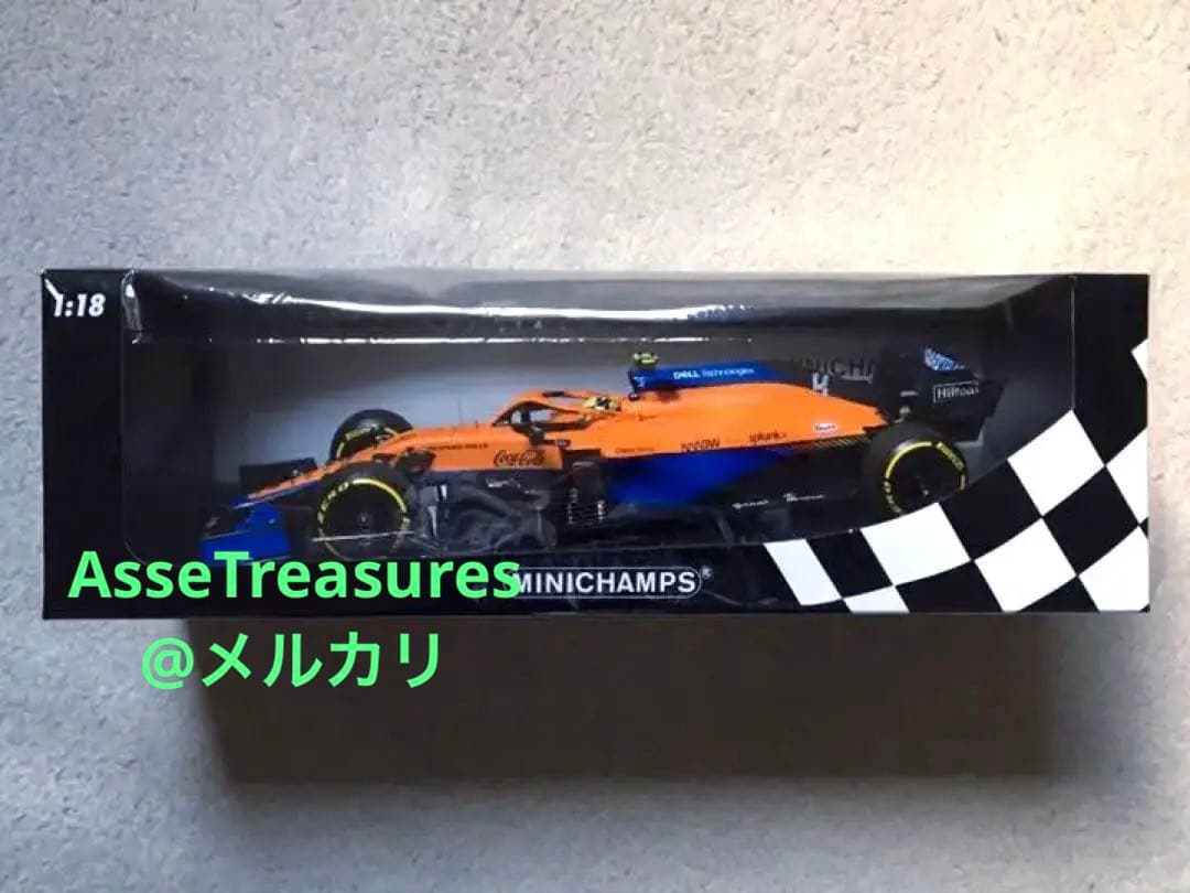 ミニチャンプス 1/18 マクラーレンMCL35M ノリス 世界744個限定