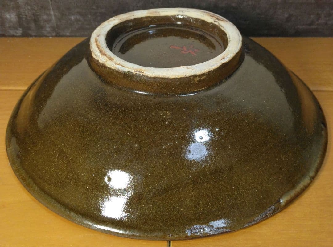 人間国宝 金城次郎 魚紋皿 栞 共箱 美品 壺屋焼 壷屋焼 やちむん魚2匹井桁2