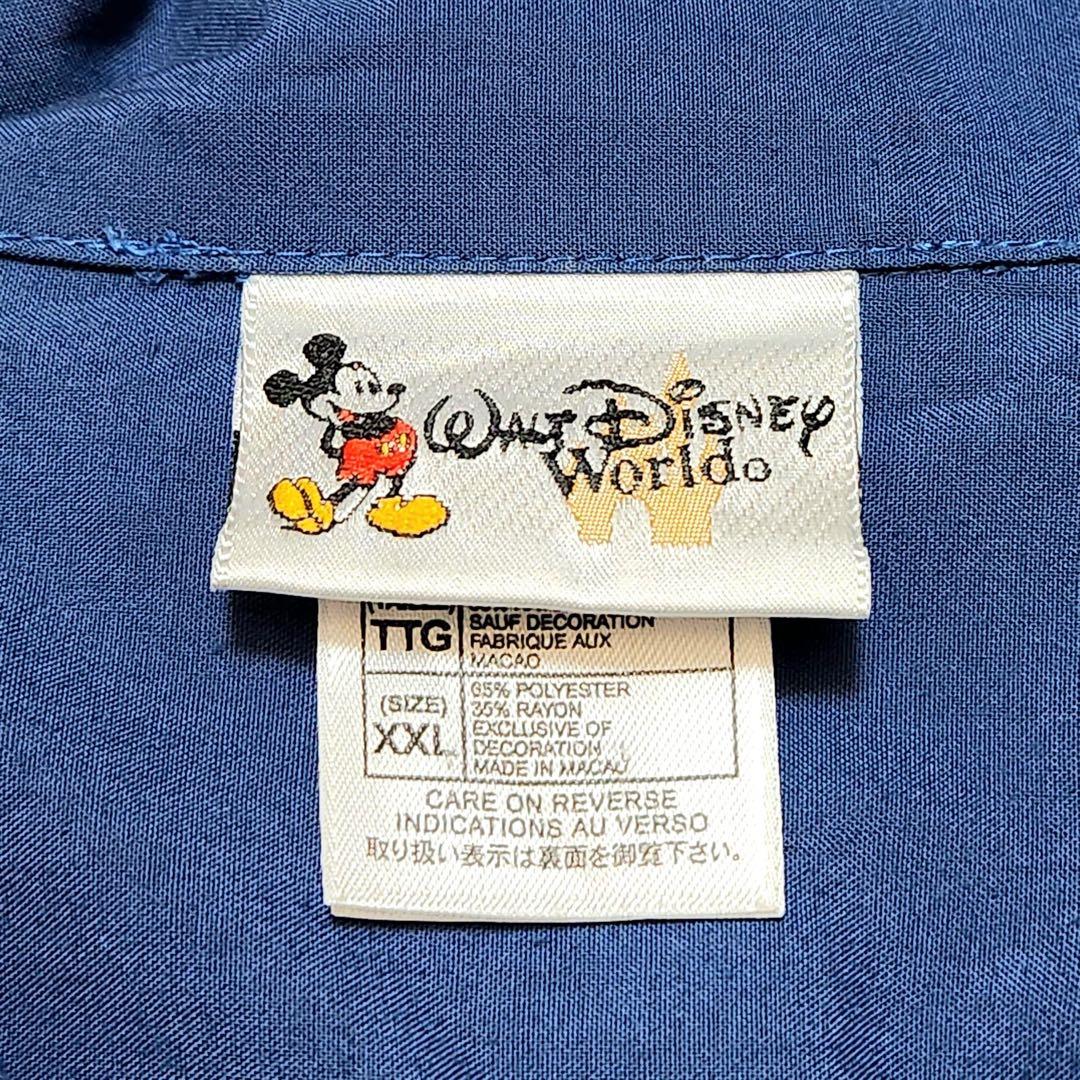 DISNEY ディズニー ヴィンテージ ボーリングシャツ PETE ピート 刺繍