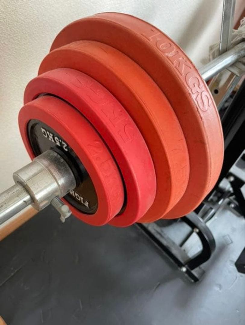 ベンチ＋重り（シャフト含め計100kg）＋マット