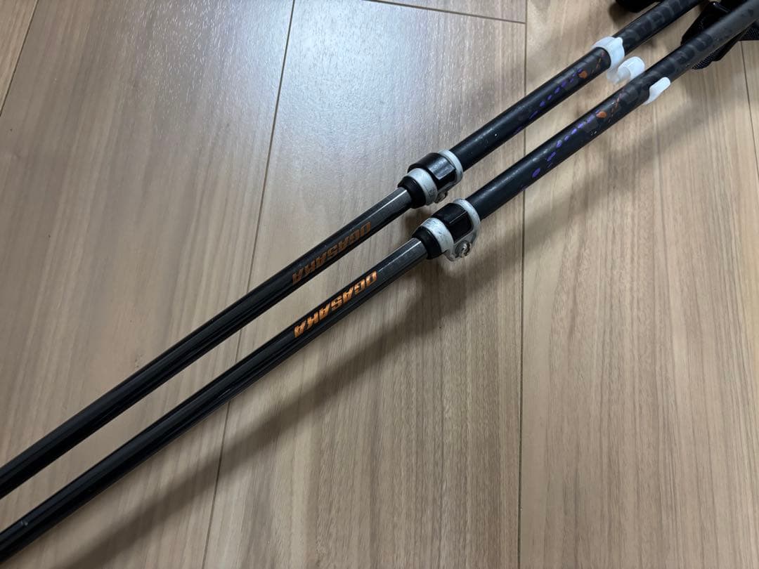 ★美品・限定★お洒落　オガサカ スキーストック 収縮ポール　調整可能　デモ技術選