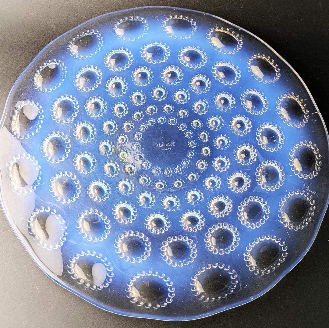 ルネ・ラリック アスター オパルセント大皿 27cm 1935頃 マルシャック