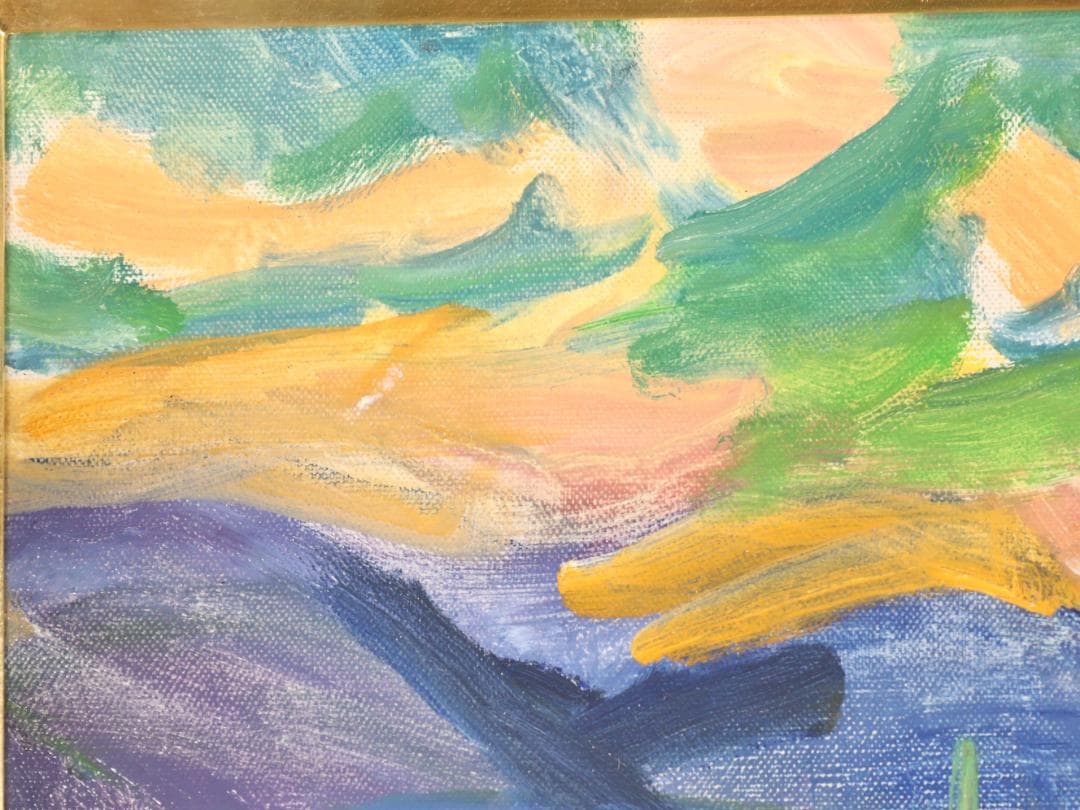 【真作】　井出宣通　「 漁船 」　F6号　油彩　直筆サイン　BK170