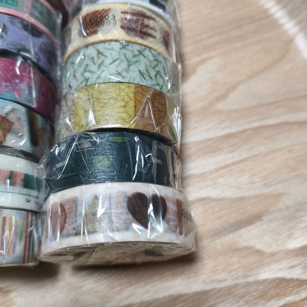 15-24 サポショ限定マステ マスキングテープ 16個セット カラフル