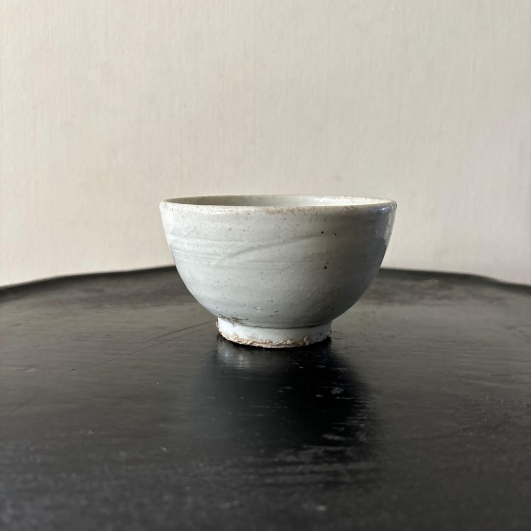 李朝鉢　小茶碗　大盃　白磁　朝鮮骨董　韓国アンティーク.古美術.酒器.ぐい呑み