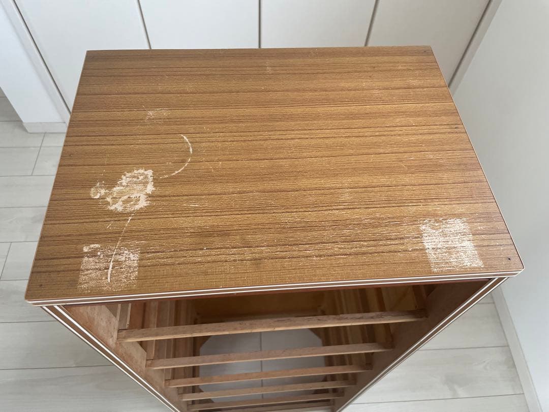 昭和レトロ花柄　タンス　6段 レア