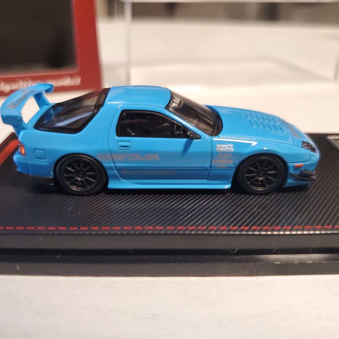 マツダ FC3S RE雨宮 ブルー 1/64 ignition model