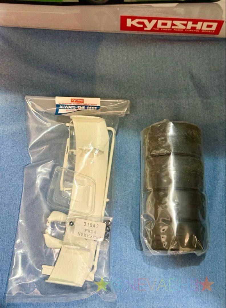 未組立て★京商◆Castrol MUGEN NSX RCエンジンカー ＆OP付き