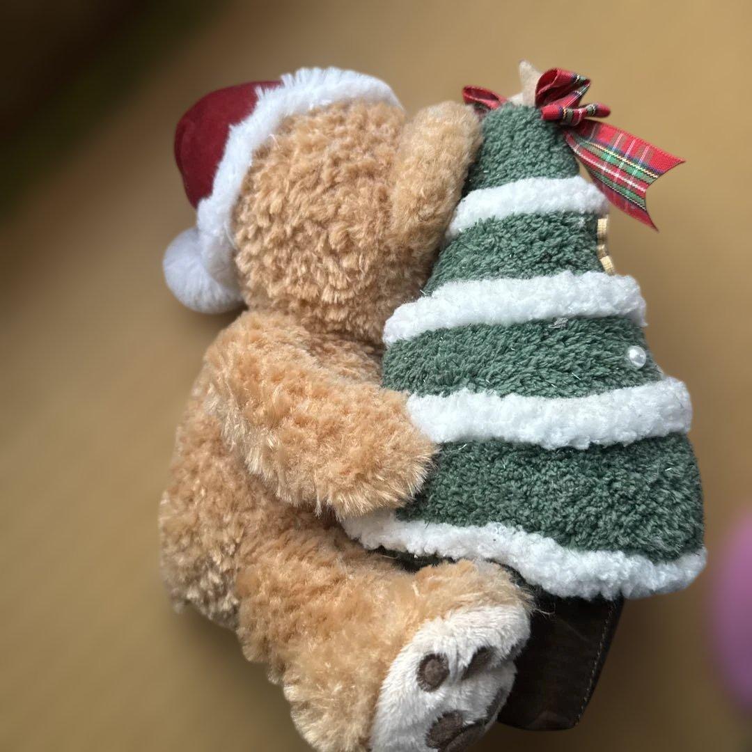 ディズニーシー限定　ダッフィクリスマス ぬいぐるみ サンタ帽