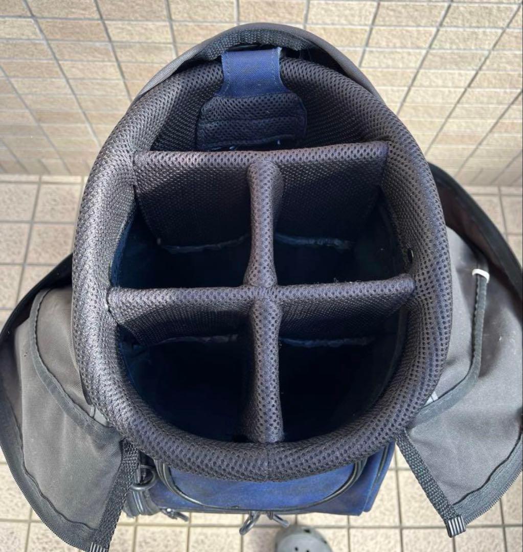 OAKLEY ネイビー キャディバッグ　ゴルフバック