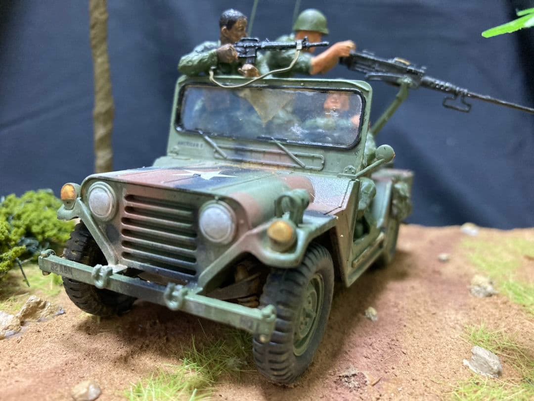 ベトナム、1968年　ミリタリー　ジオラマ