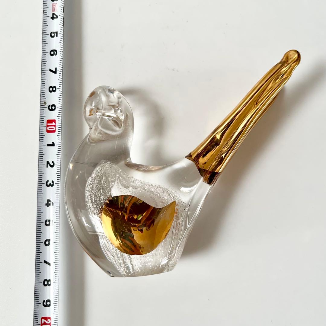 ガラス製 鳥 イタリア ムラノ ムラーノ ベネチアン ガラス 置物