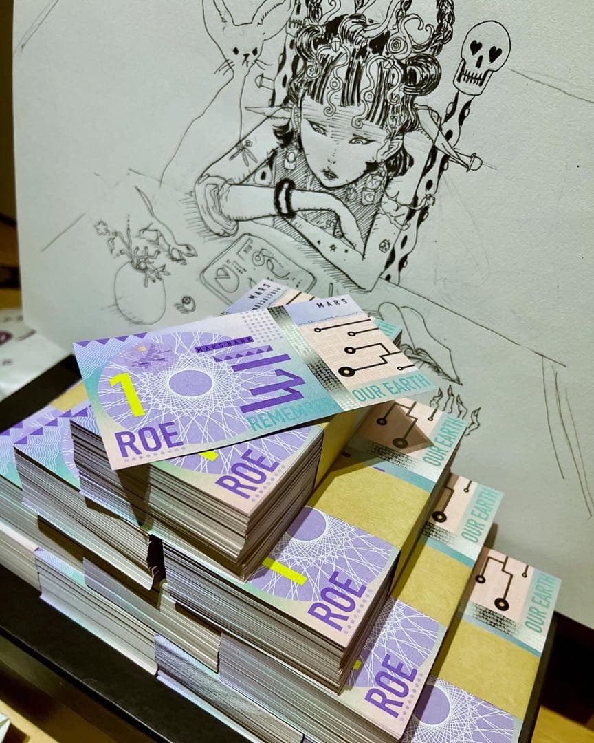 火星の偽札　100ROE