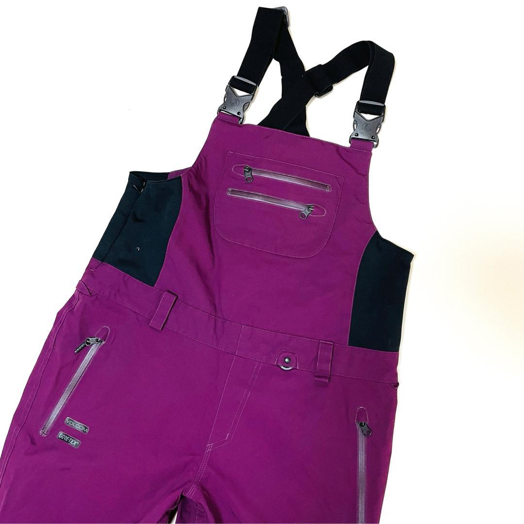 6635 ボルコム　ビブパンツ　ゴアテックス　RECCO ボルドー