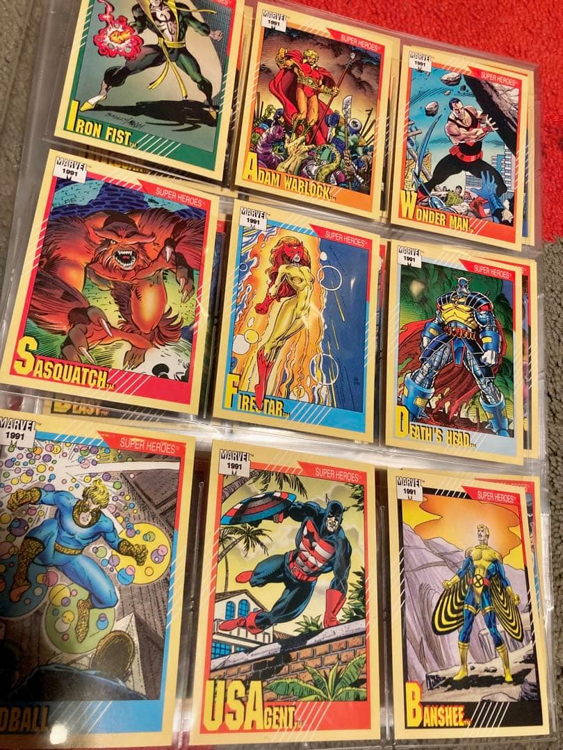 1991 マーベル・ユニバース シリーズ2 レギュラーカード全162種