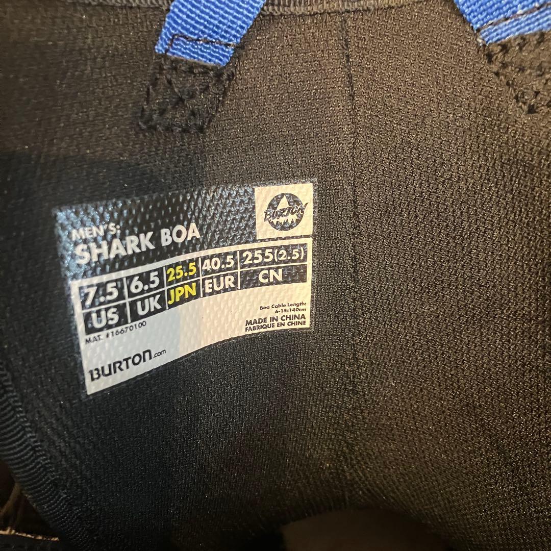 BURTON バートン スノーボードブーツ SHARK BOA 25.5cm