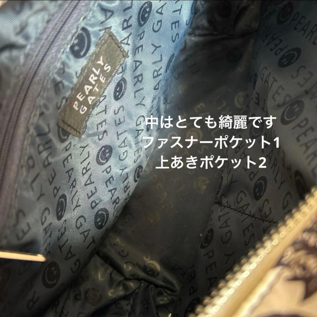 美品 PEARLY GATES パーリーゲイツ カートバッグ ラウンドバッグ