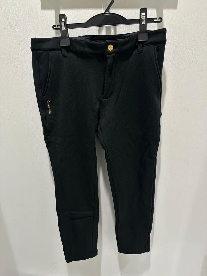 Resurrection ブラック フード付き　裏起毛暖かセットアップ　メンズL