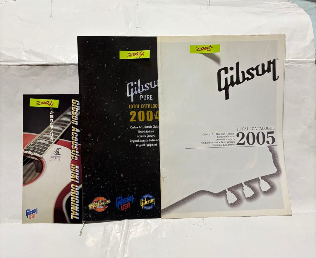 まとめ売り27点 GIBSON USA カタログ ギブソン1978年-2015年