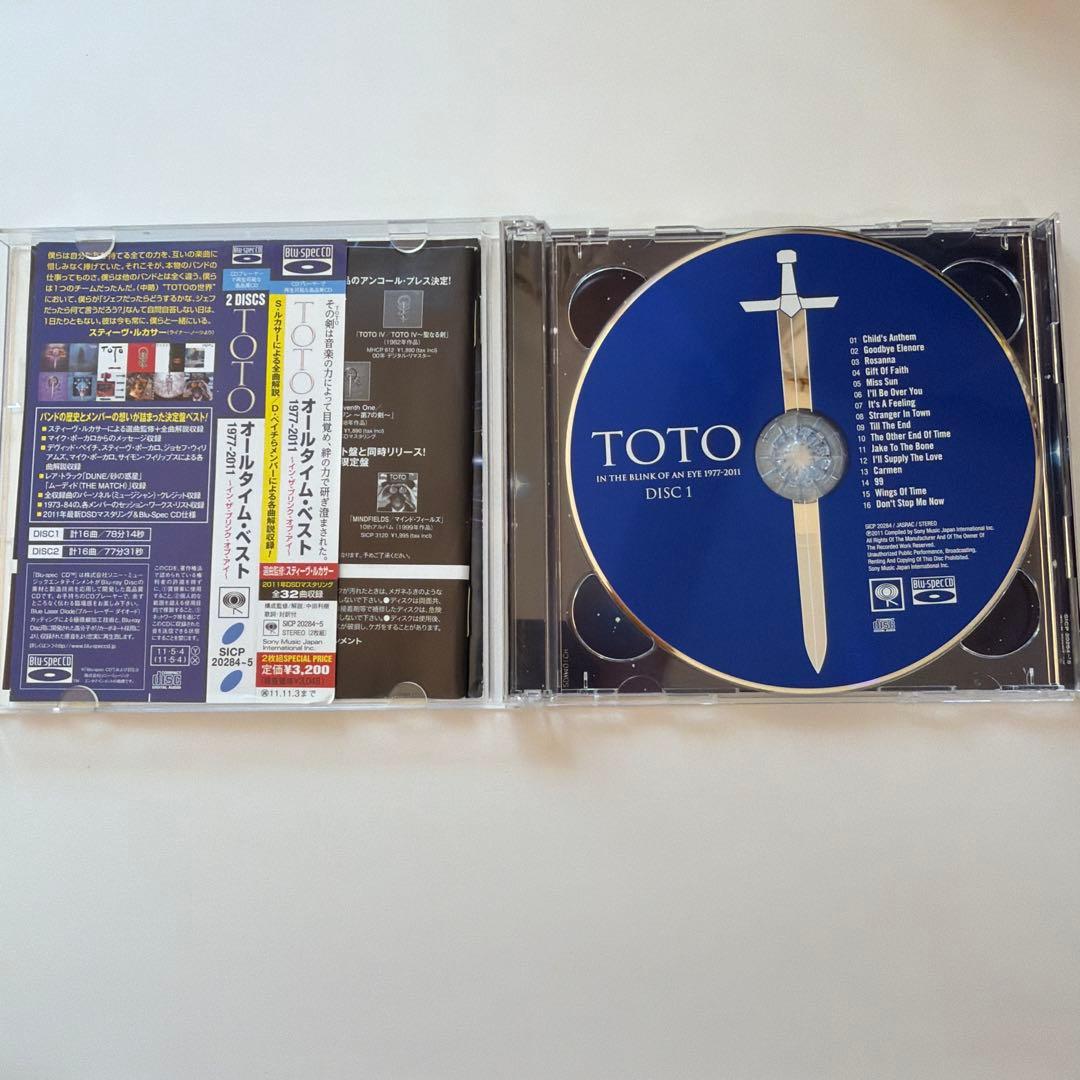 TOTO IN THE BLINK OF AN EYE 2枚組CD