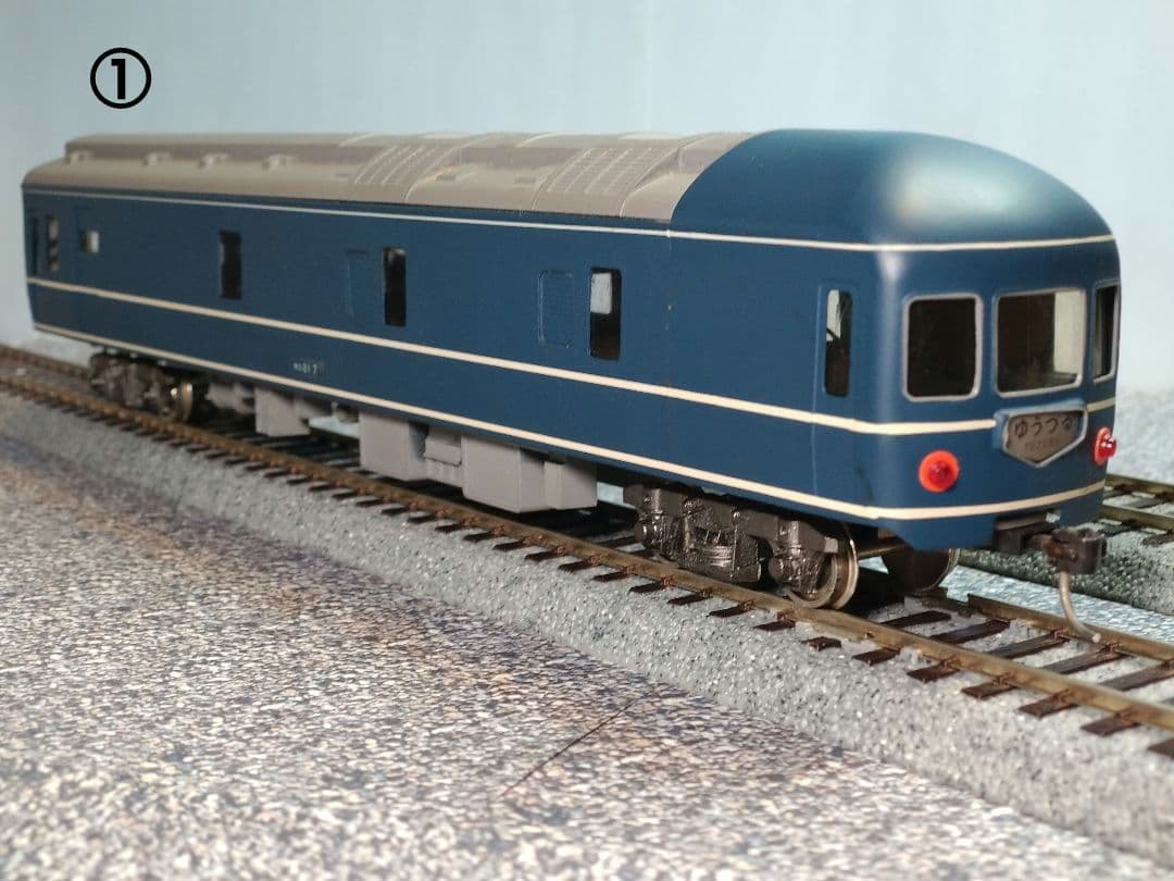 ＨＯゲージ　ブルートレイン客車　７両セット