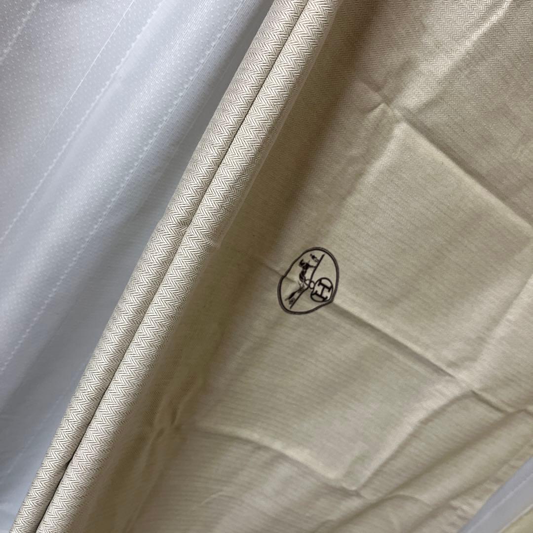 エルメス　保存袋　ヘリンボーン織り