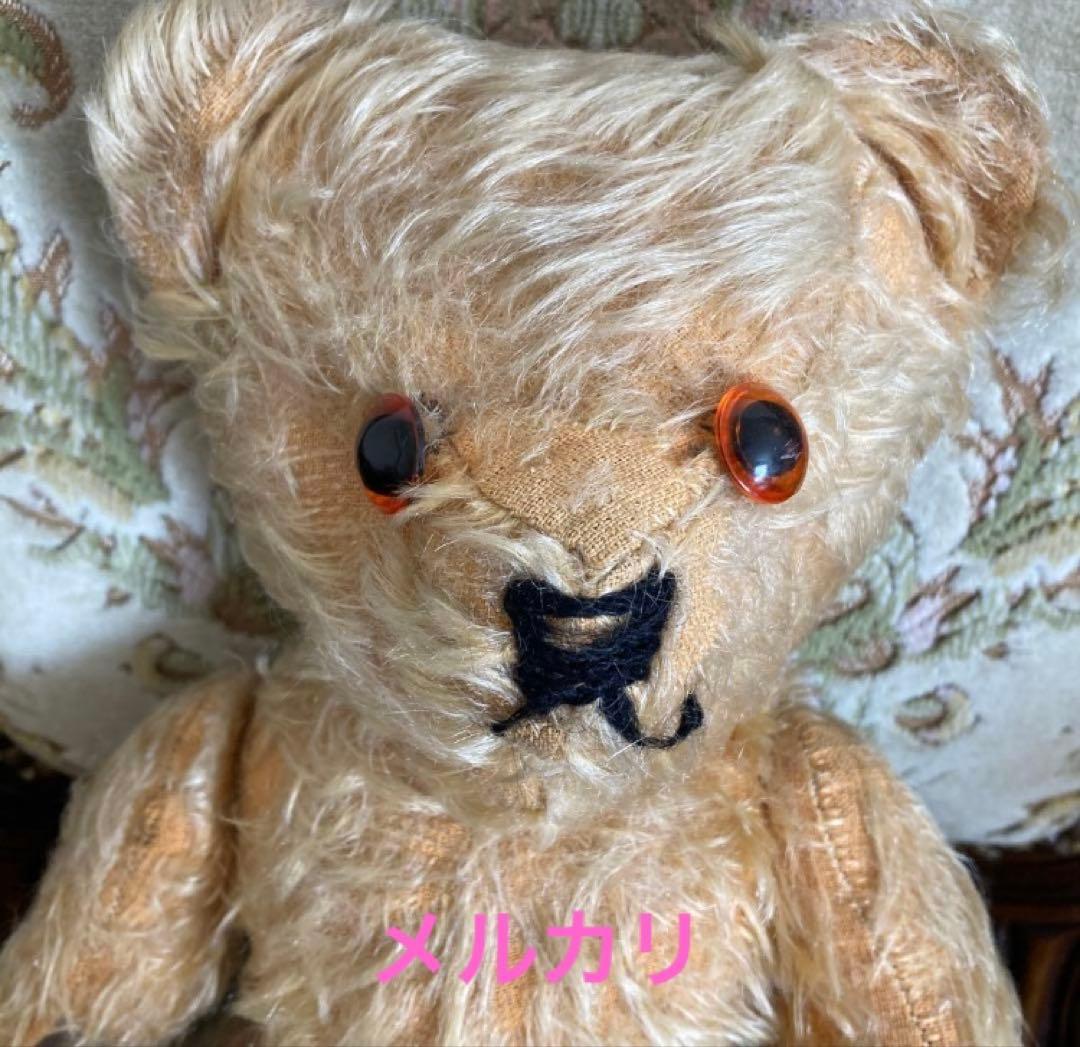 アンティークベア　teddy bear イギリス　モヘア
