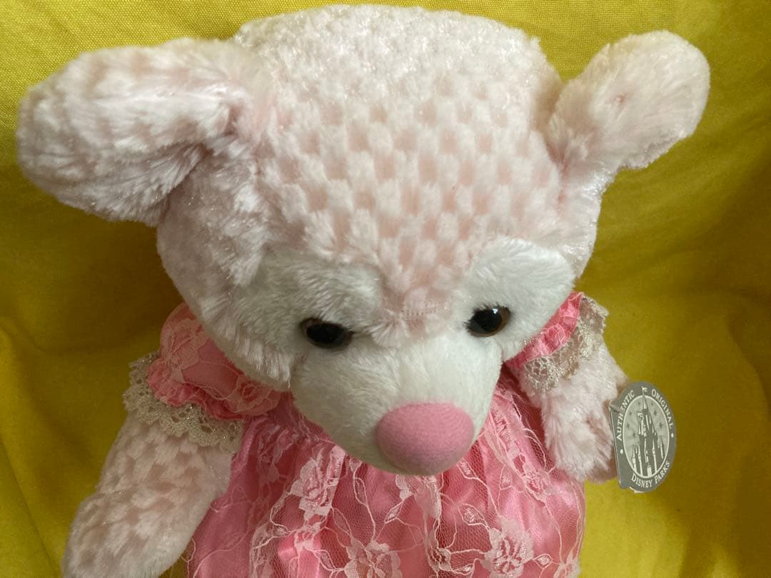 ✳️wdwダッフィー ワッフル プリンセスぬいぐるみ‼️✳️ピンク豪華なレース衣装‼️