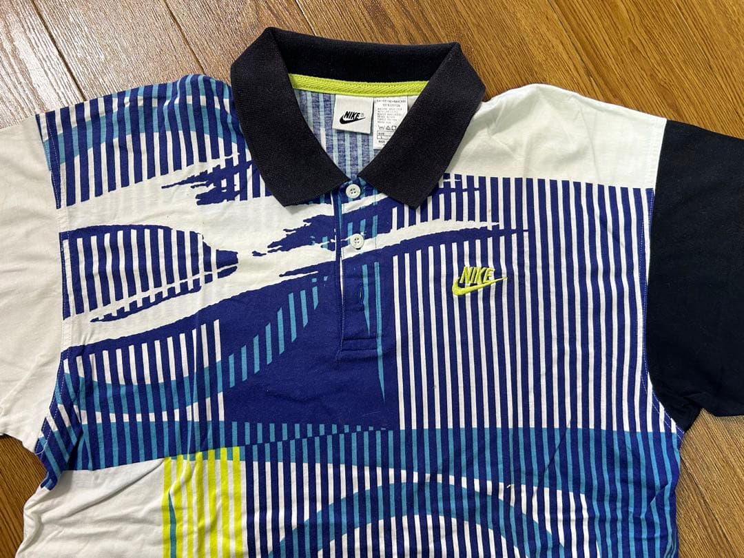90年代 NIKE challenge court ナイキ ポロシャツ アガシ