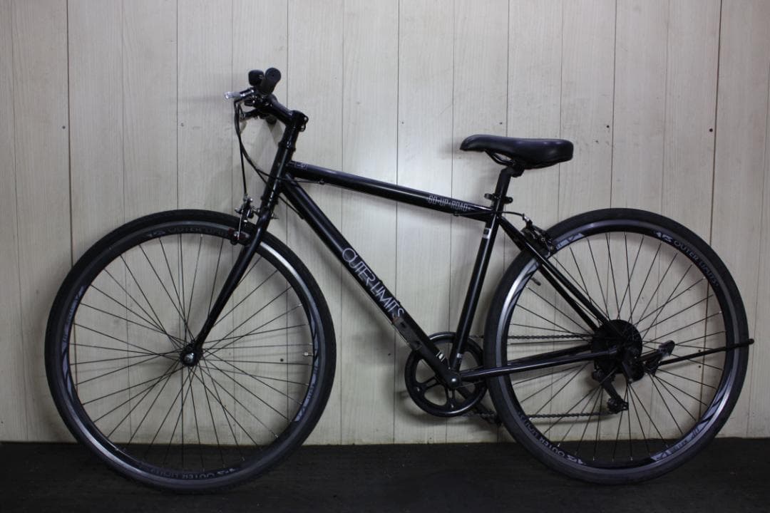 アウターリミッツ スチル シマノ6速 450mm クロスバイク 黒