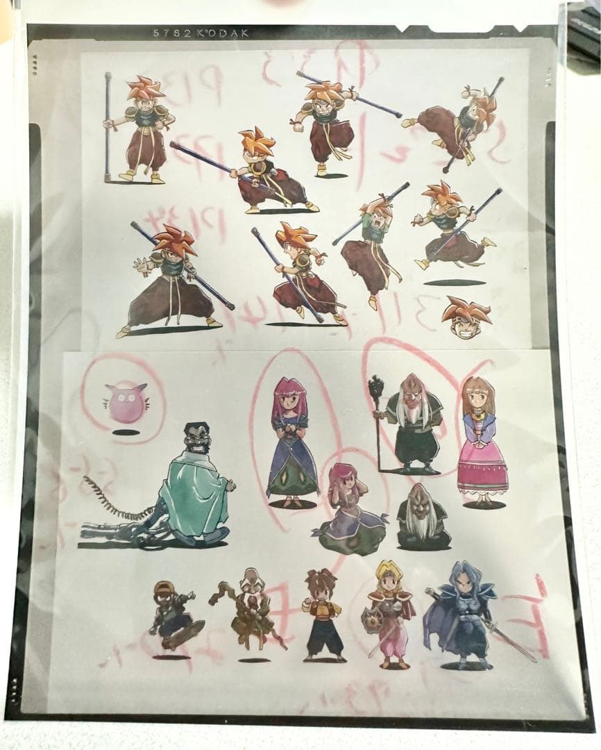 天地創造　ポジフィルム　天地創造展　アーク　エル　ベルーガ　SDキャラクター