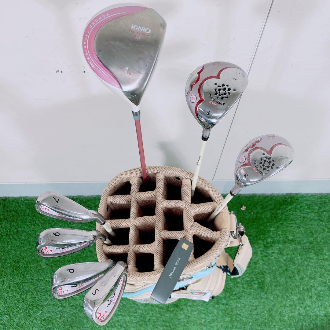 ゴルフクラブ　レディースセット　初心者　イグニオ　やさしい　N1649