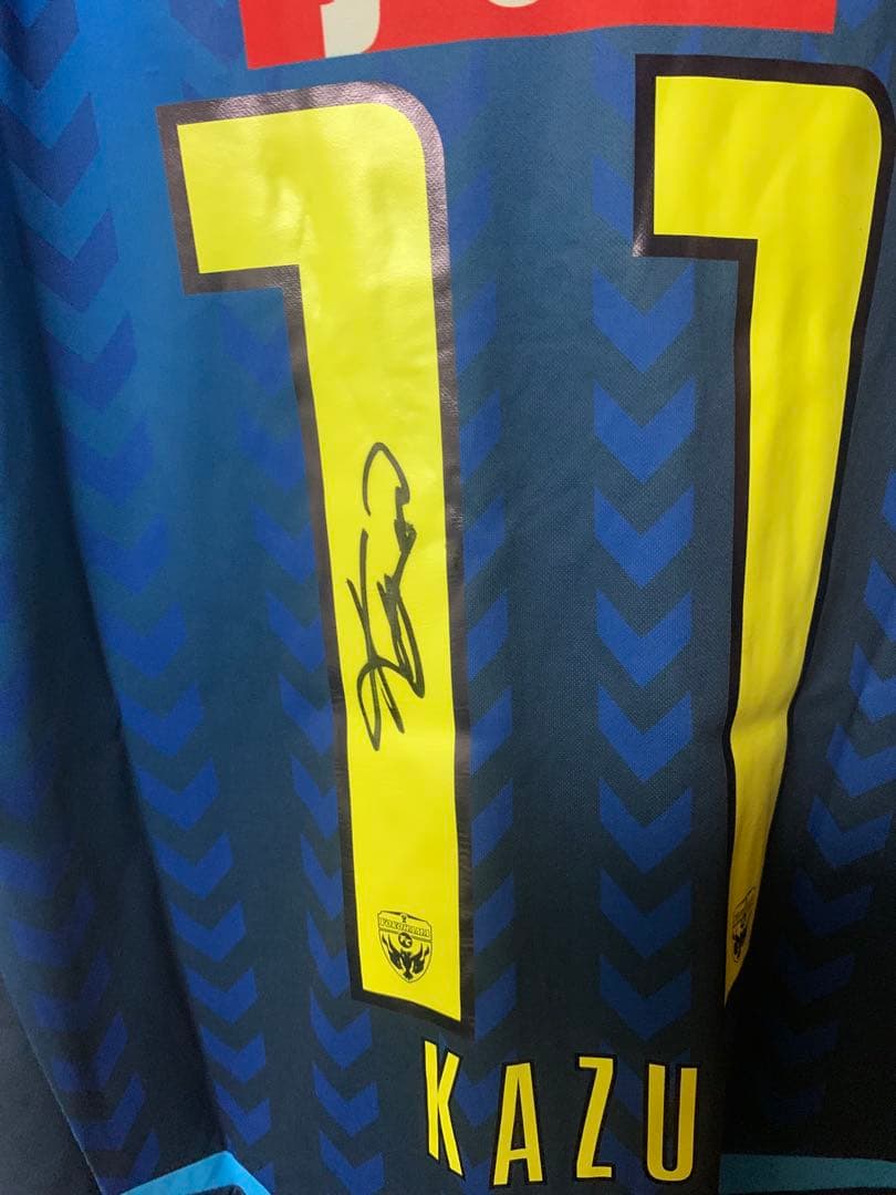 『限定販売ユニフォーム』三浦知良選手サイン入りユニフォーム 横浜FC