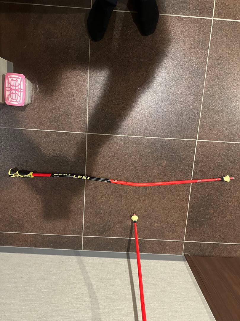 LEKI アルミ　スキー ストック 125cm