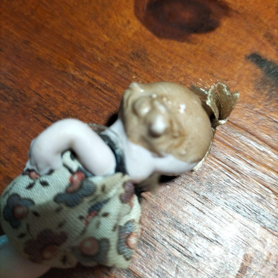 ドイツ　アンティーク　HERTWIG ミニチュアビスクドール　女の子