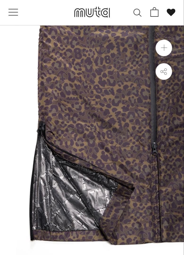 muta MARINE GOLF ムータマリンUV撥水 フーデッドコート　メンズ