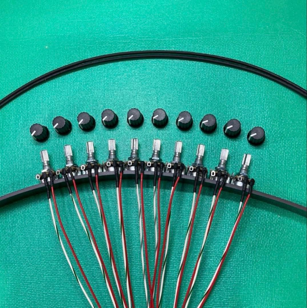 ⭐️パチンコ/パチスロ実機用抵抗入無段階ボリューム調整器1kΩ50個set送料込‼️