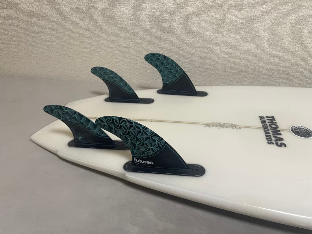 サーフィン・ボディボード THOMAS SURFBOARD 5'4 crowe quad