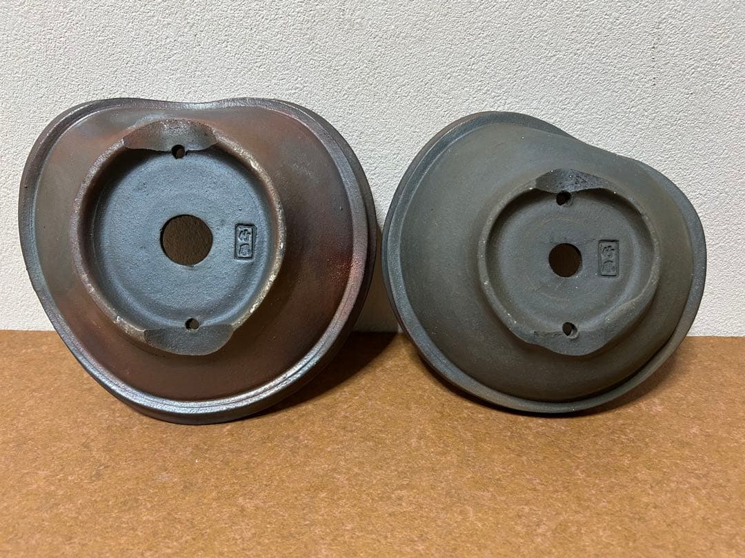 竹鳳　焼締変形盆栽鉢　貴風盆栽　小品盆栽　文人木　寄せ植え　山野草