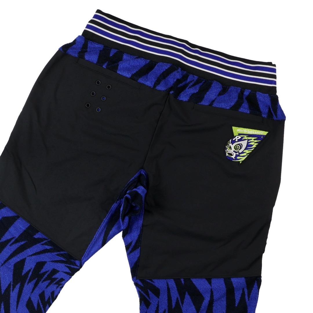 【size5】ラッセルノ ゴルフ HUNDER TERRY SLIM パンツ 青