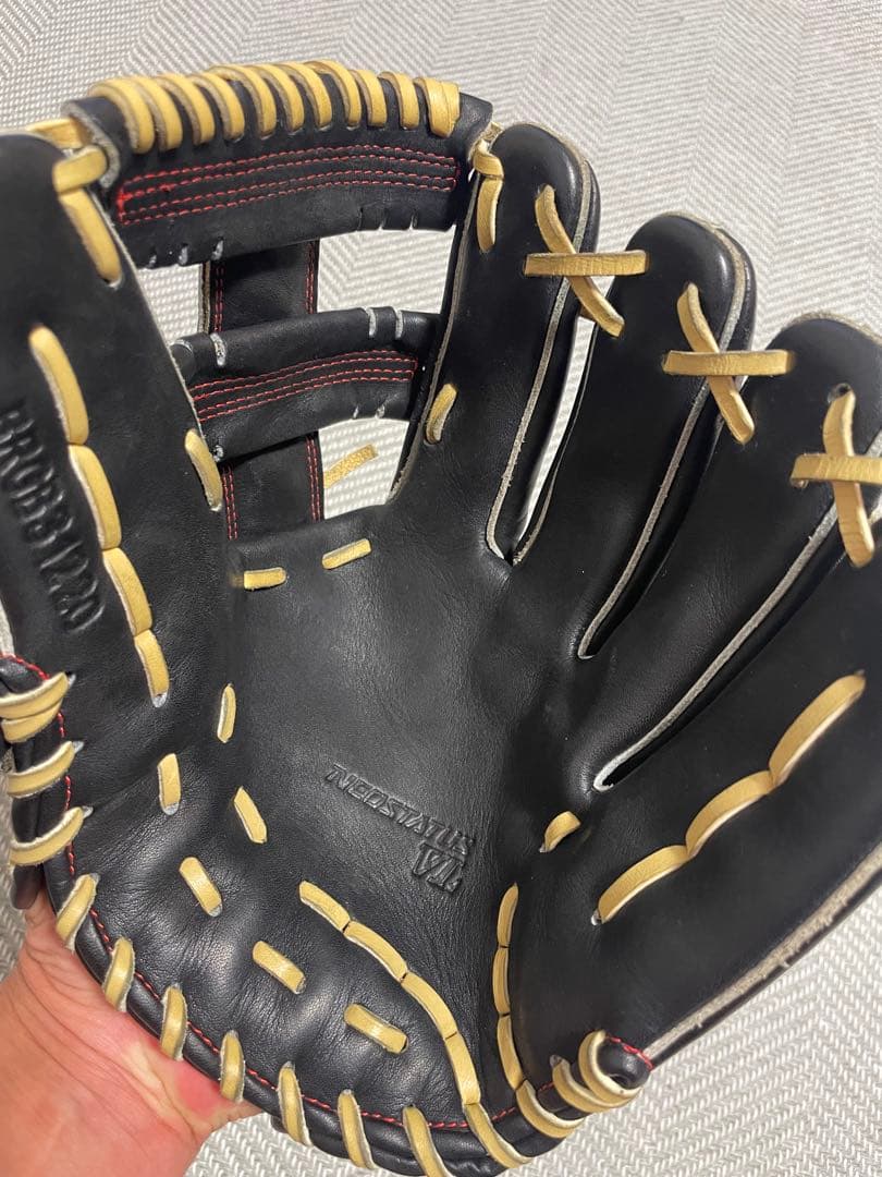 NEO STATUS VL軟式野球用グローブ 内野大きめ黒