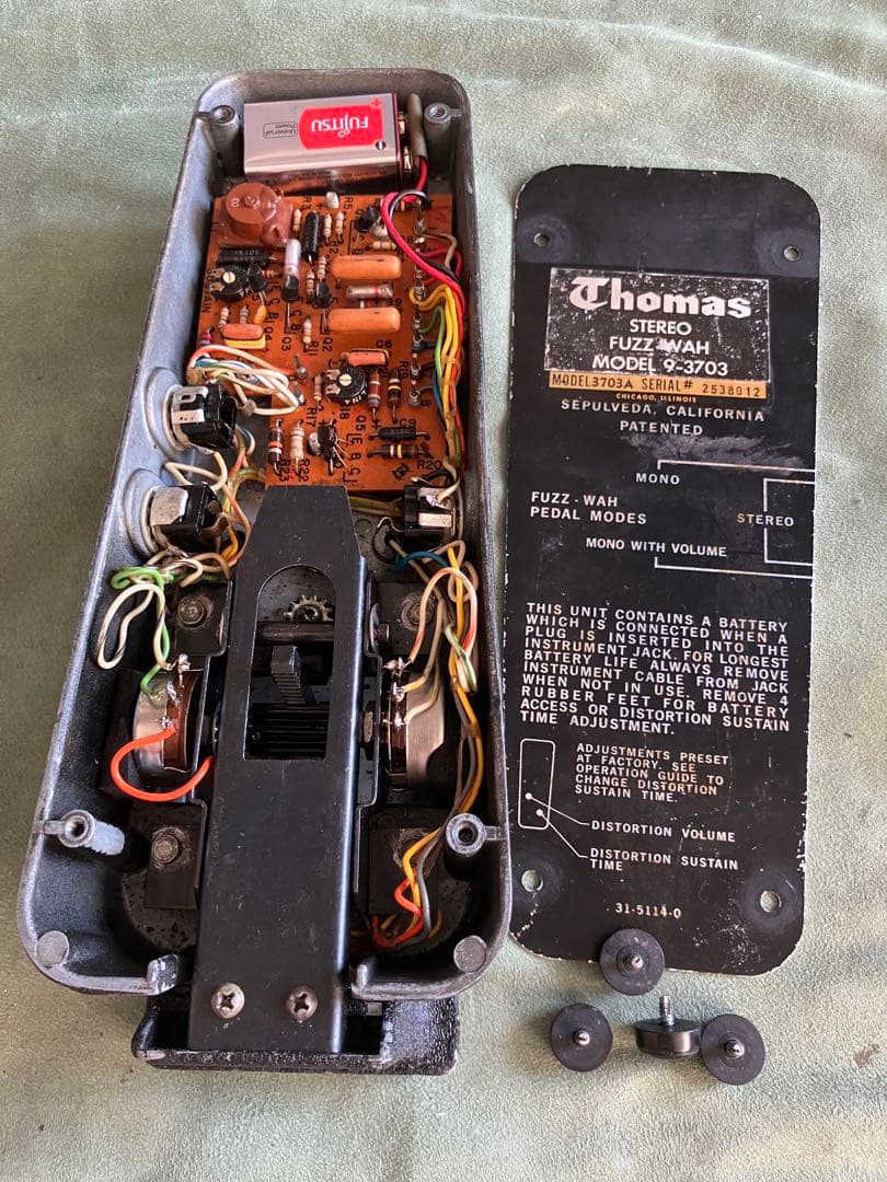 ギター Thomas Stereo Fuzz Wah Model 9-3703 70s