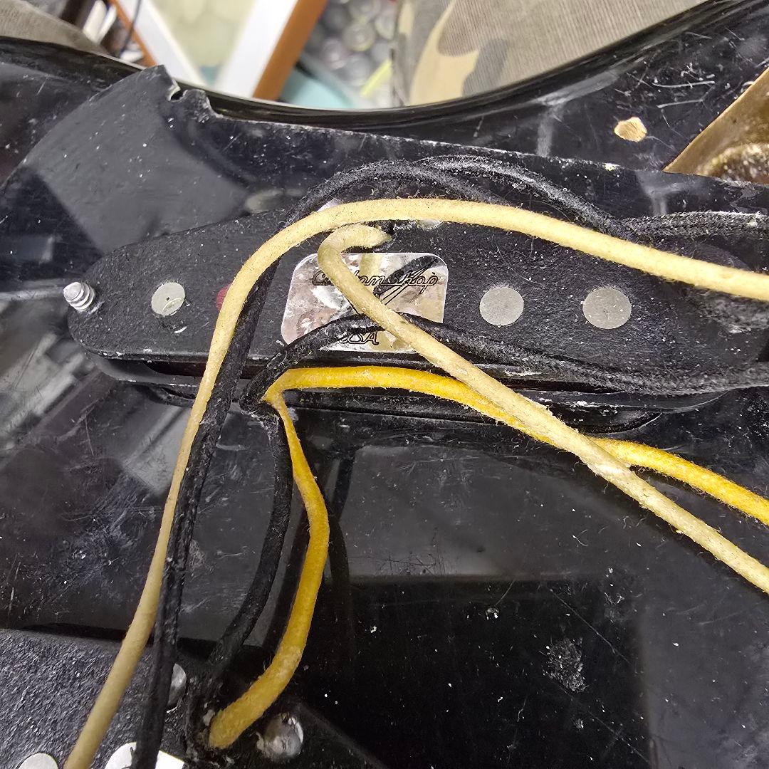 ジ*グ様 カスタマイズエレキギター　FERNANDESプレート　fenderピッ