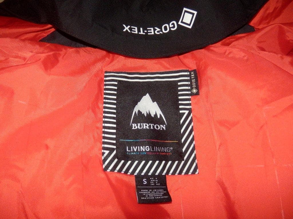 美品★バートン★ウェア GORE-TEX ゴアテックスジャケット 白黒 S