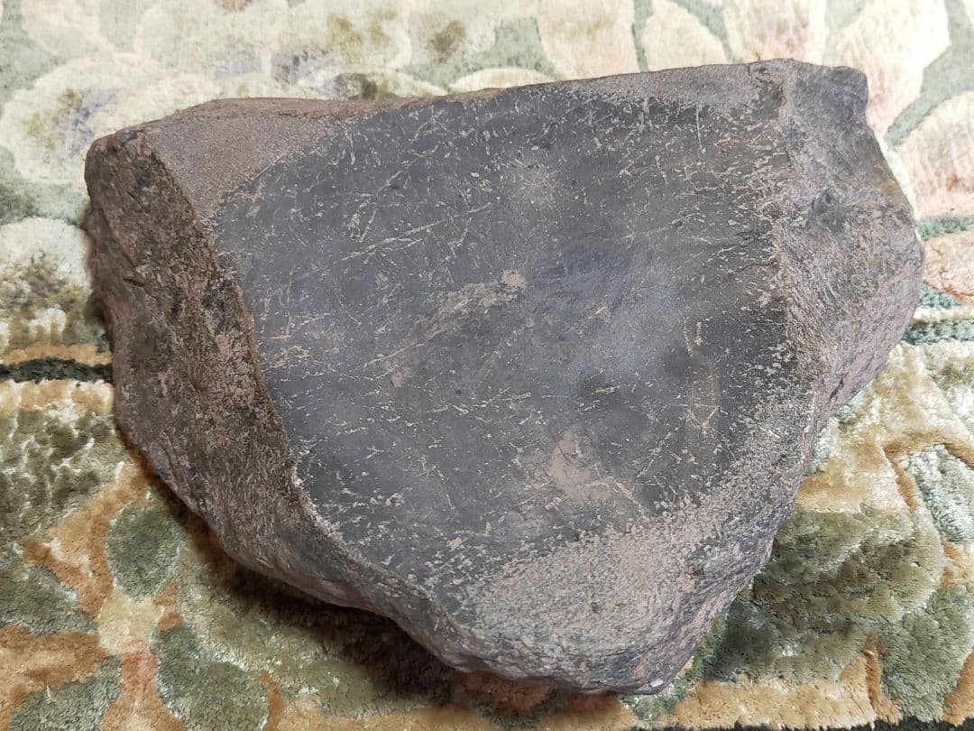 ♥中国　端渓硯　古硯　2.4kg　６　端渓　硯　骨董品