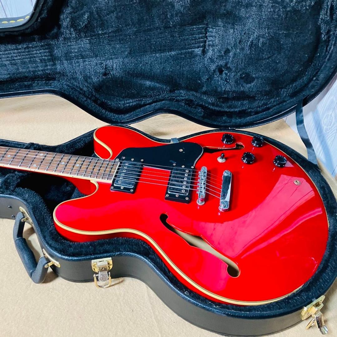 Tony Smith セミアコ ハードケース付き レッド ギター ES-335