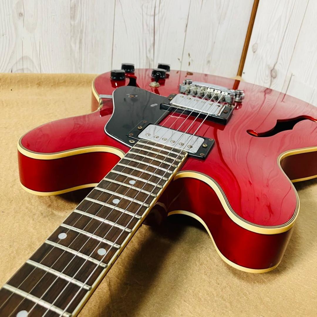Tony Smith セミアコ ハードケース付き レッド ギター ES-335