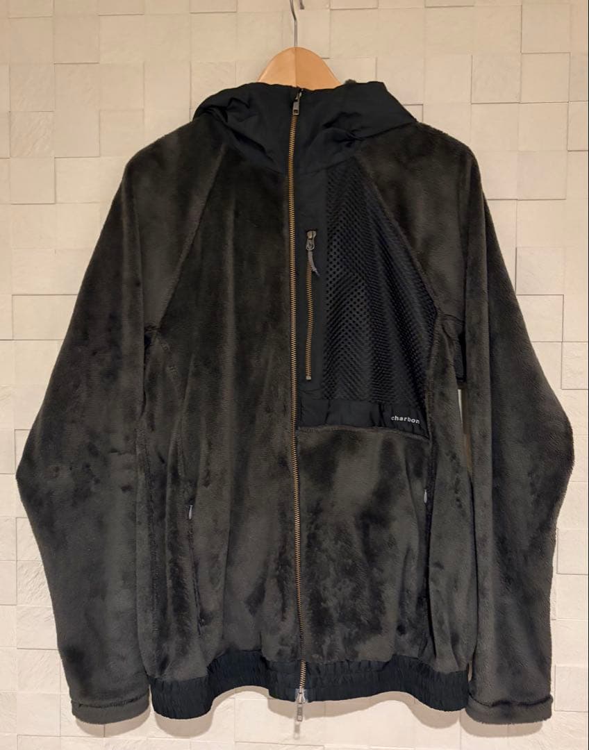 charbon シャルボン SHAGGY FLEECE ZIP PARKA