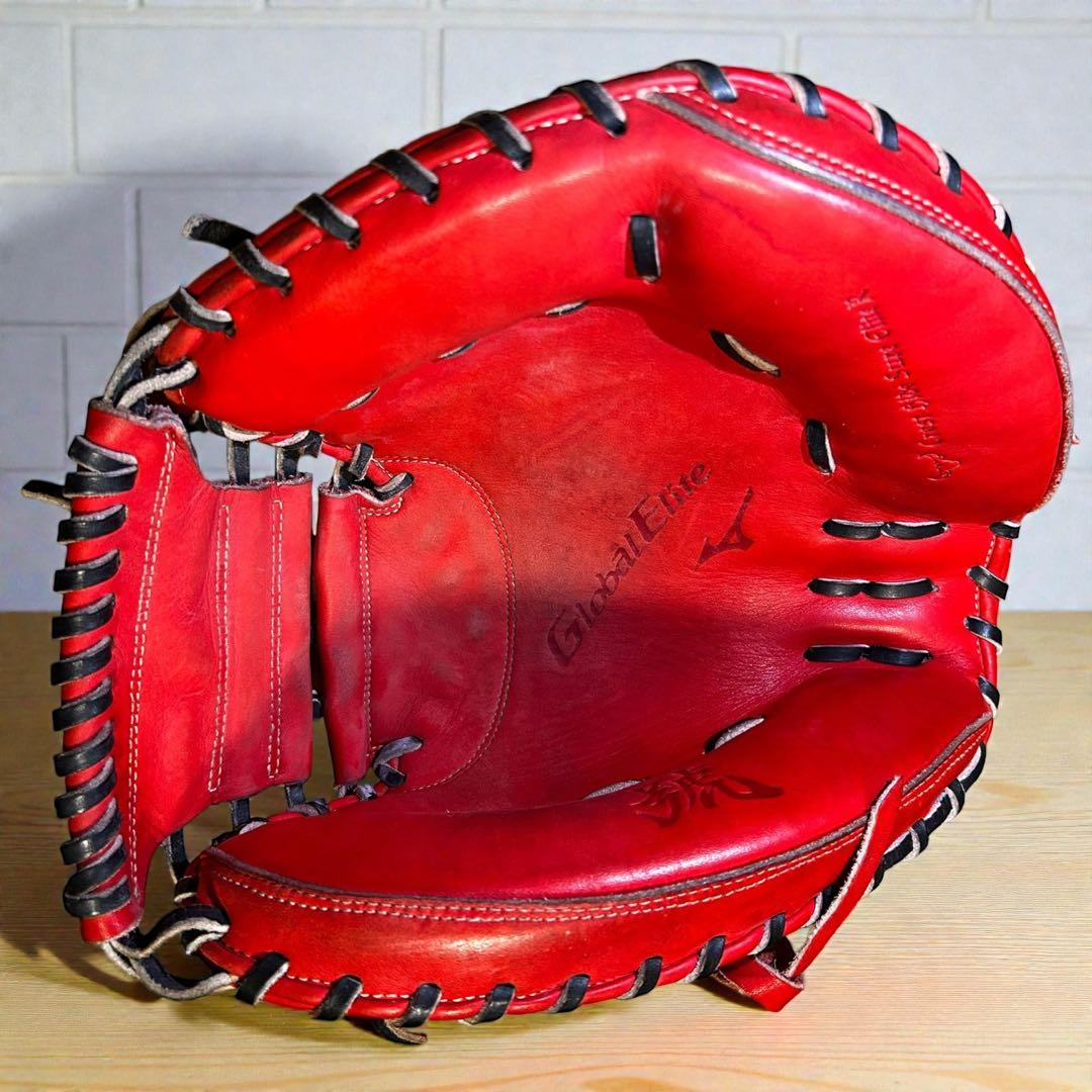美品✨即戦力❣️ミズノ Global Elite 號 キャッチャーミット M-R型